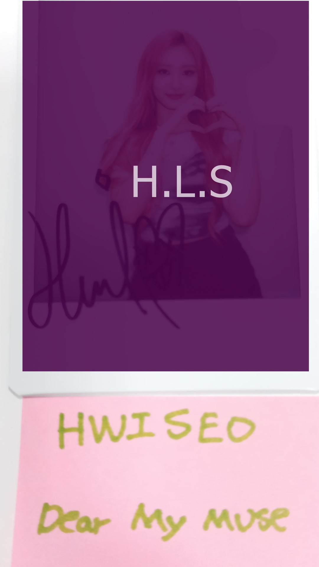 HWISEO (Of H1-KEY) "Seoul Dreaming" - Hand Autographed(Signed) Polaroid [23.09.14] - HALLYUSUPERSTORE