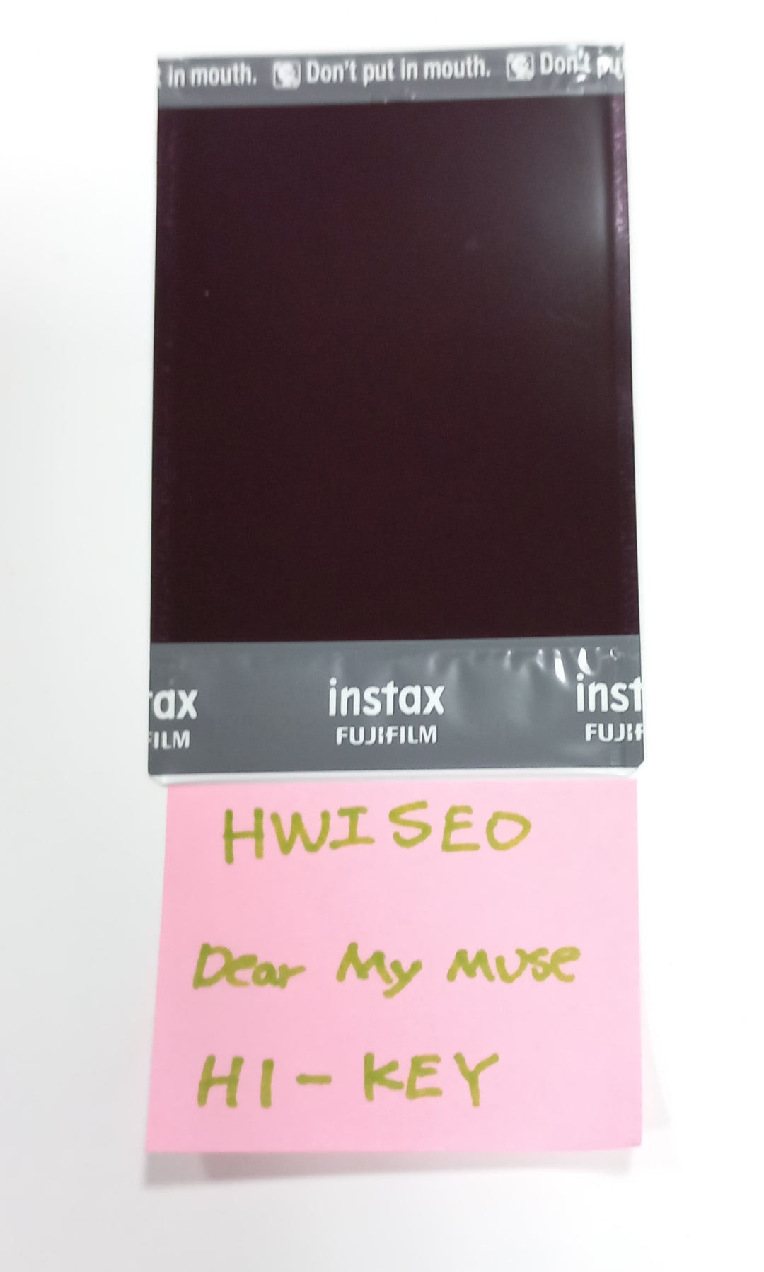 HWISEO (Of H1-KEY) "Seoul Dreaming" - Hand Autographed(Signed) Polaroid [23.09.14] - HALLYUSUPERSTORE