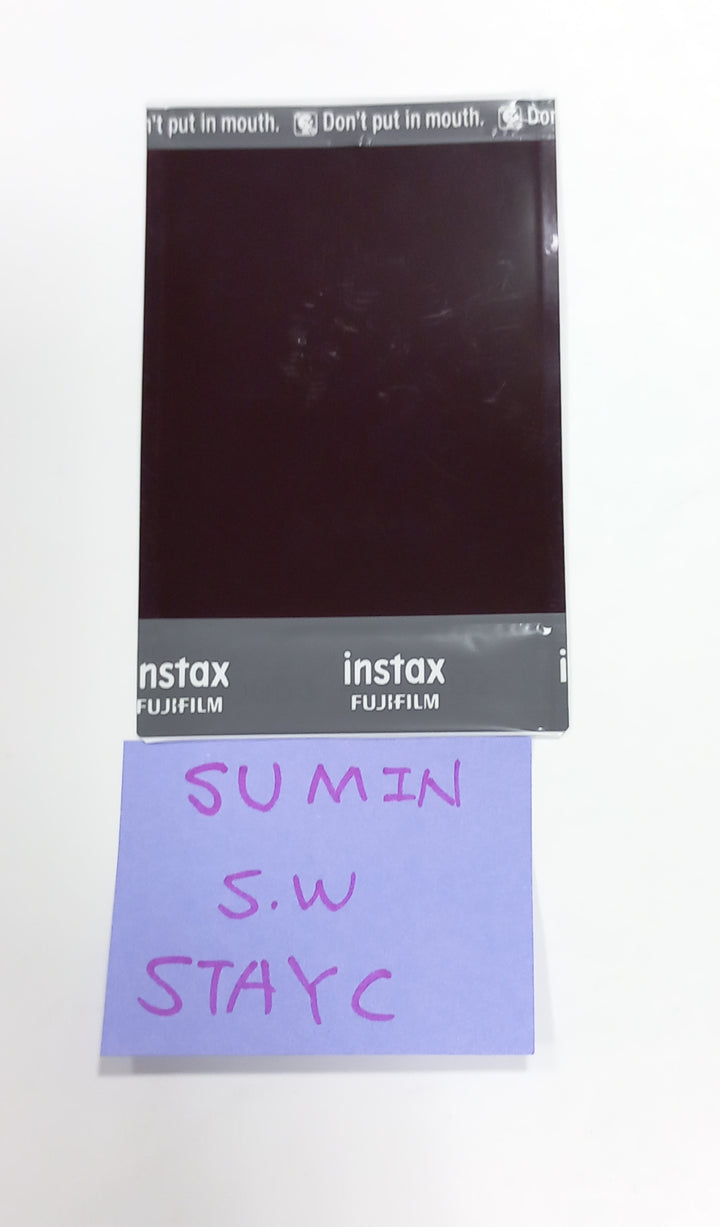 Sumin (Of STAYC) "TEENFRESH" - Hand Autographed(Signed) Polaroid [23.09.14] - HALLYUSUPERSTORE