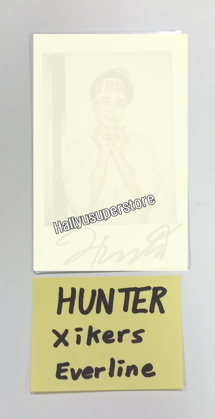 HUNTER (Of Xikers) "HOUSE OF TRICKY : How to Play" - Hand Autographed(Signed) Polaroid [23.09.15] - HALLYUSUPERSTORE