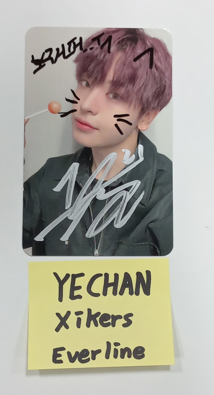 YECHAN (Of Xikers) "HOUSE OF TRICKY : How to Play" - Hand Autographed(Signed) Photocard [23.09.15] - HALLYUSUPERSTORE