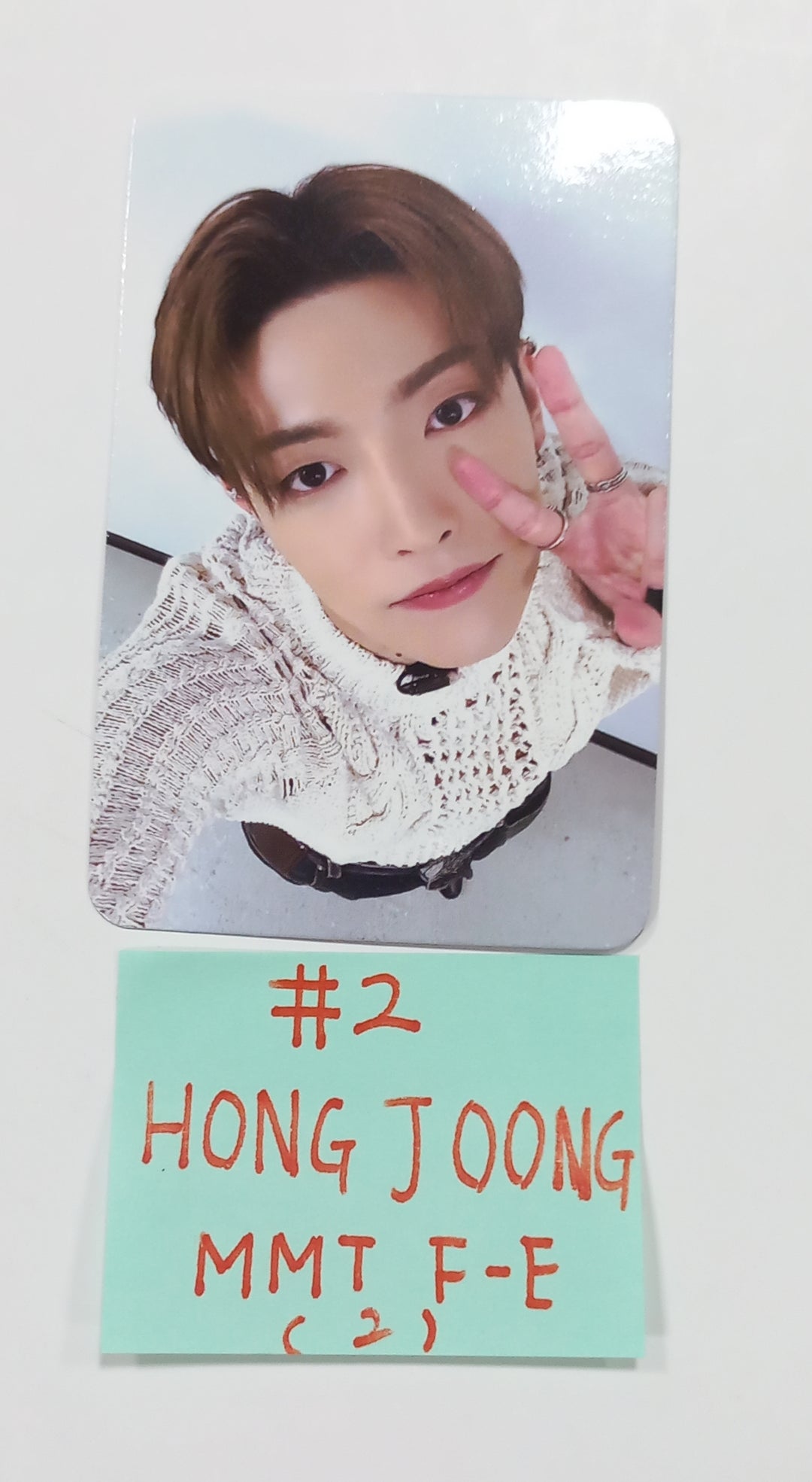 ATEEZ "THE WORLD EP.2 " - MMT Fansign Event Photocard (Platform Ver.) [23.09.15] - HALLYUSUPERSTORE