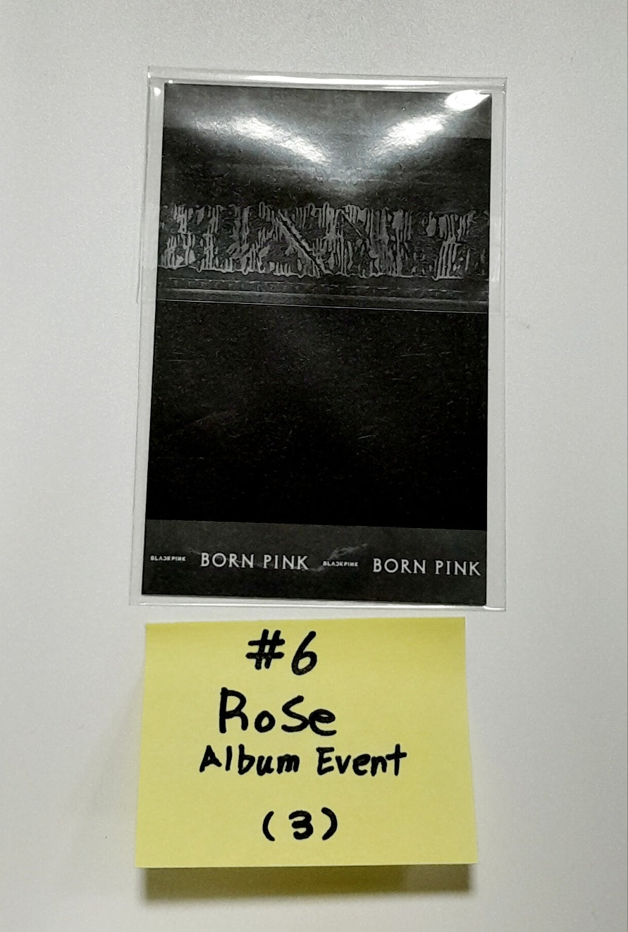 BlackPink - "Born Pink" World Tour Finale in Seoul - Album Event Polaroid Type Photocard [23.09.16] [Restocked 9/18] - HALLYUSUPERSTORE