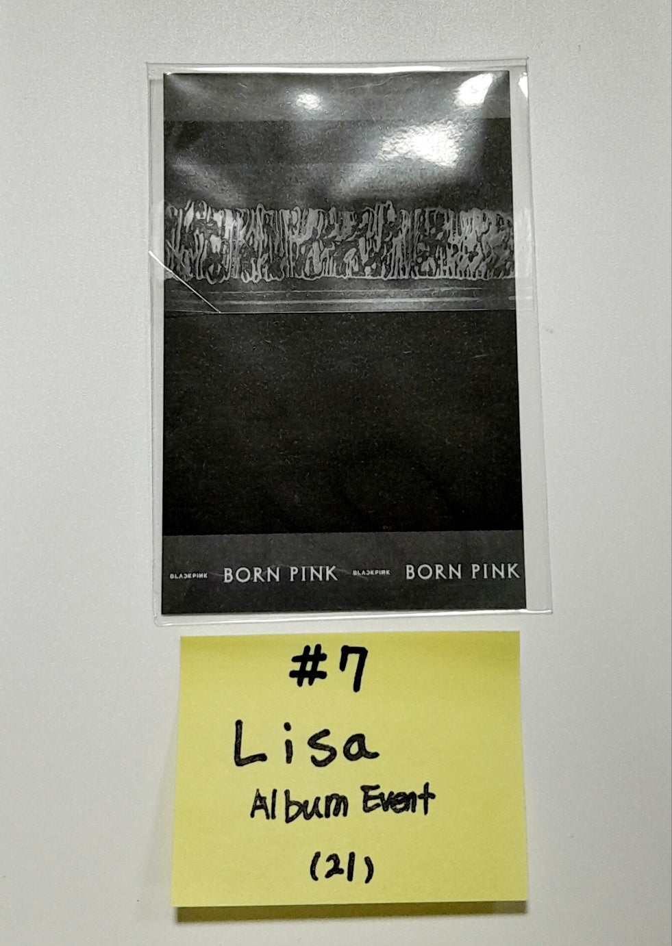 BlackPink - "Born Pink" World Tour Finale in Seoul - Album Event Polaroid Type Photocard [23.09.16] [Restocked 9/18] - HALLYUSUPERSTORE