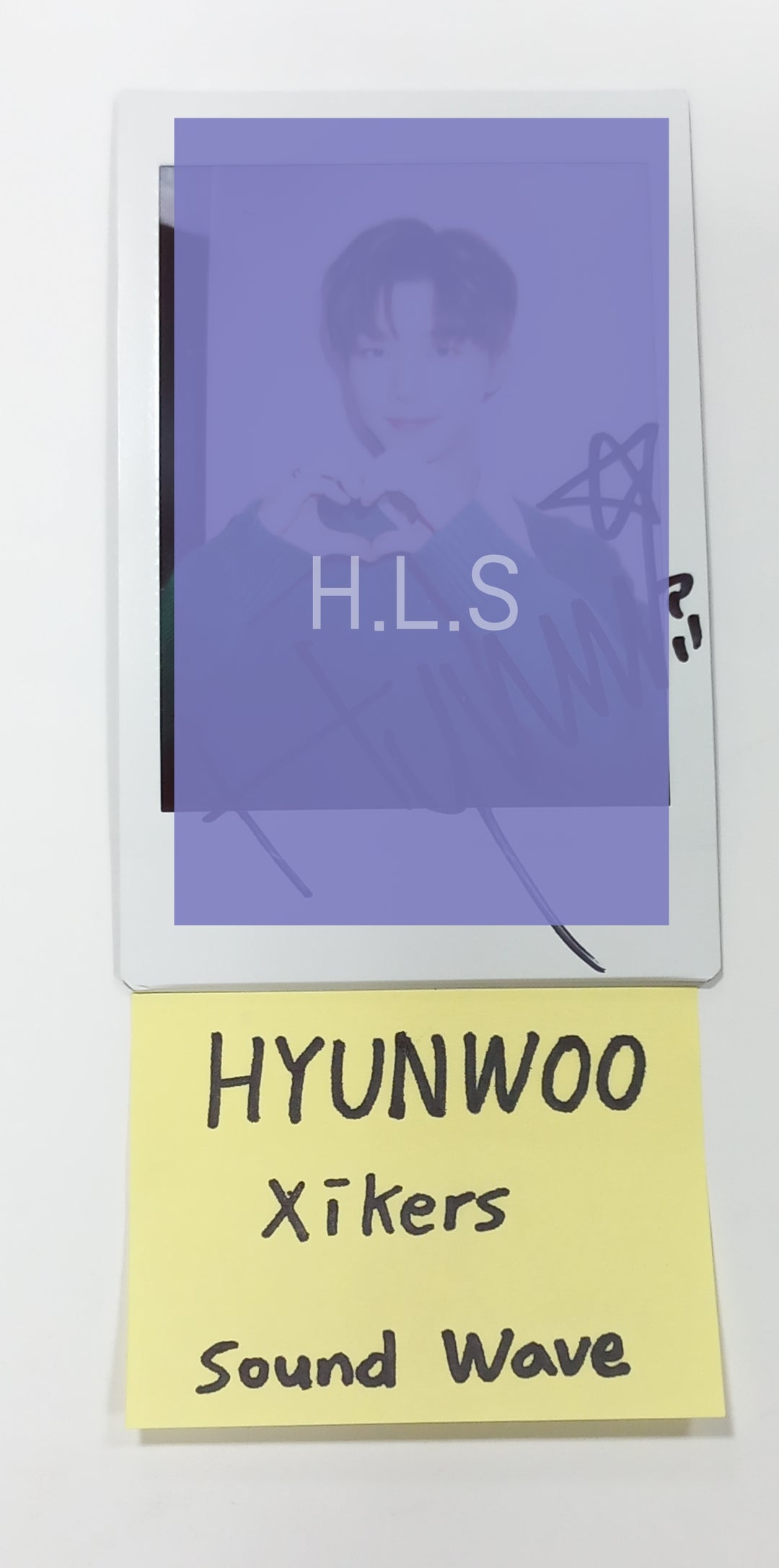 HYUNWOO (Of Xikers) "HOUSE OF TRICKY : How to Play" - Hand Autographed(Signed) Polaroid [23.09.18] - HALLYUSUPERSTORE