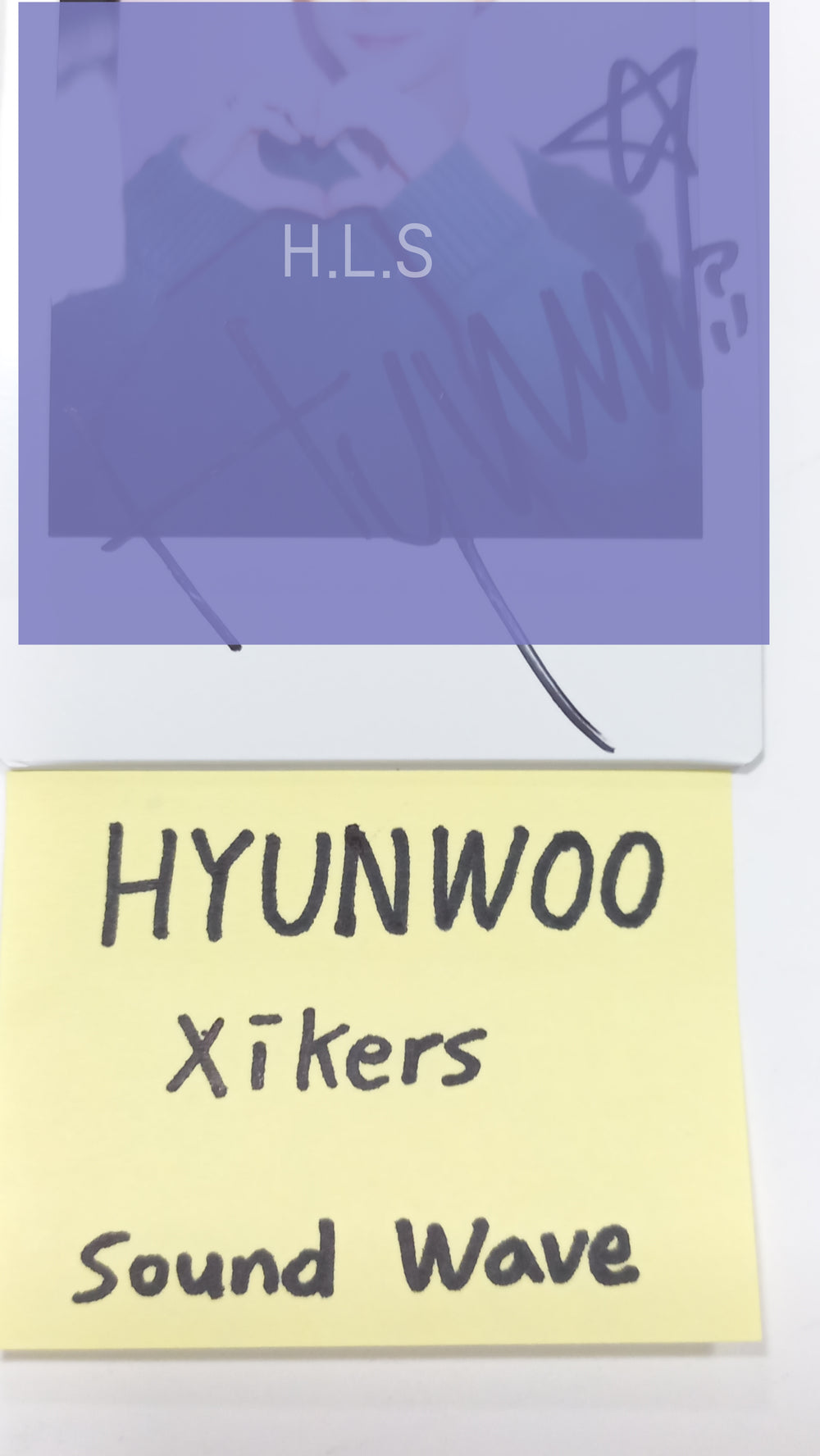 HYUNWOO (Of Xikers) "HOUSE OF TRICKY : How to Play" - Hand Autographed(Signed) Polaroid [23.09.18] - HALLYUSUPERSTORE