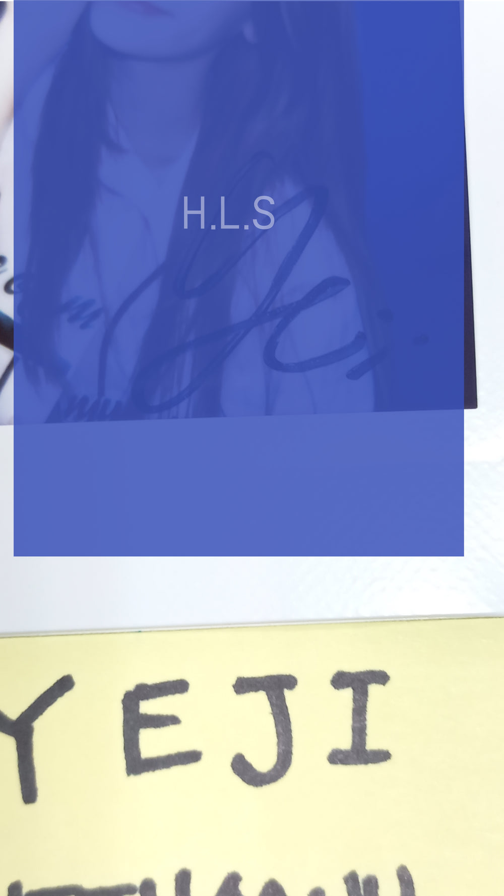 YEJI (Of ITZY) 'KILL MY DOUBT'  - Hand Autographed(Signed) Polaroid [23.09.19] - HALLYUSUPERSTORE