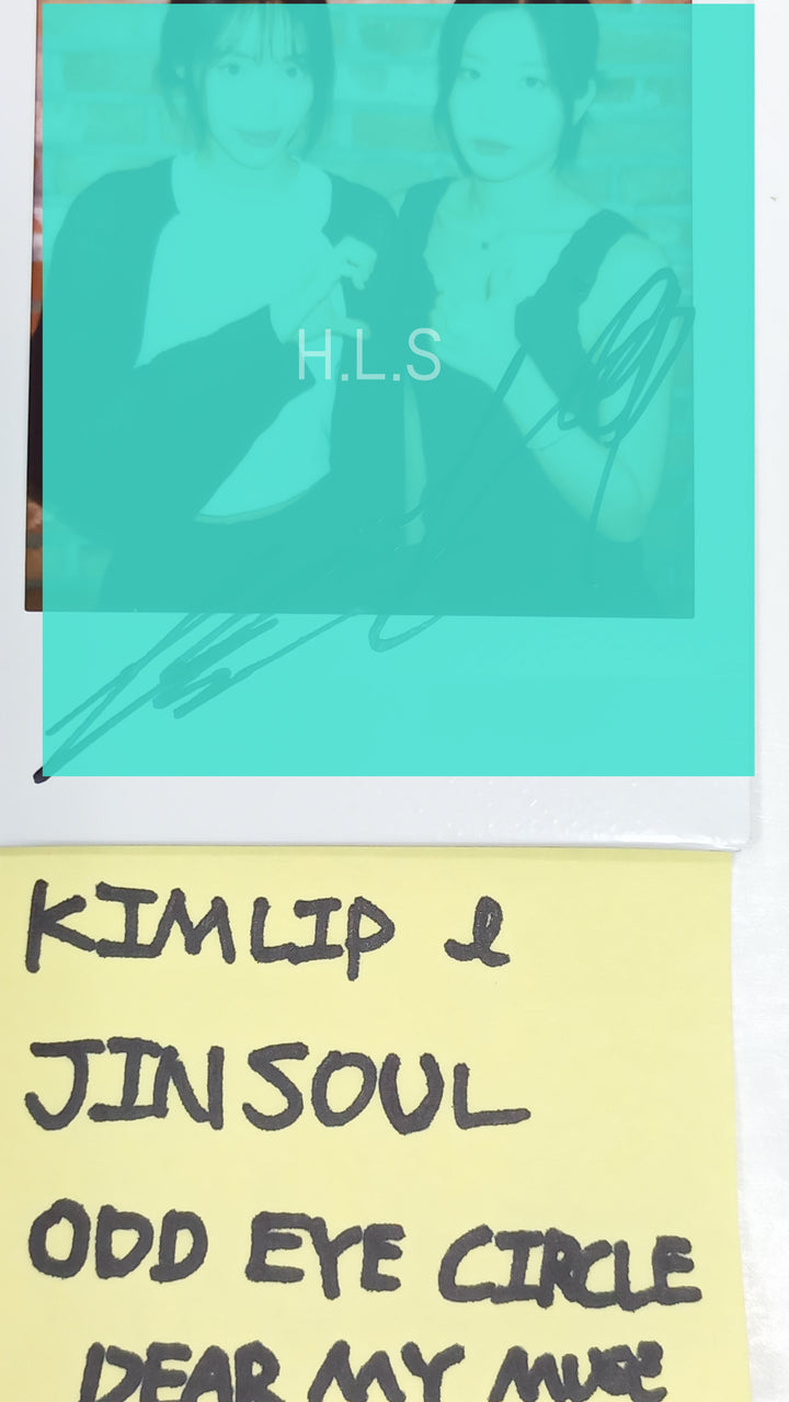Kimlip &amp; Jinsoul (Of ODD EYE CIRCLE) "Version Up"- Hand Autographed(Signed) Polaroid [23.09.19] - HALLYUSUPERSTORE