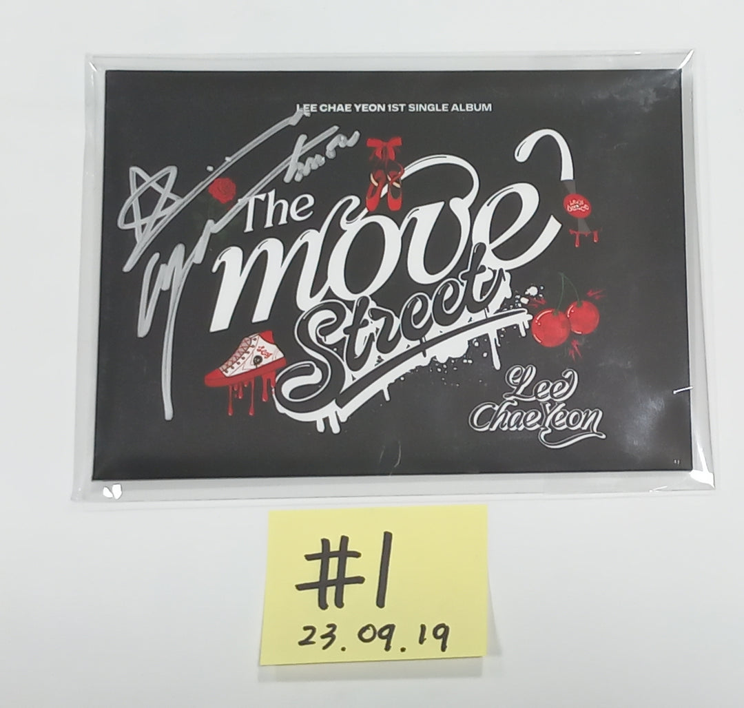 Lee Chae Yeon "The Move Street" - Hand Autographed(Signed) Promo Album [Poca Ver] [23.09.19] - HALLYUSUPERSTORE