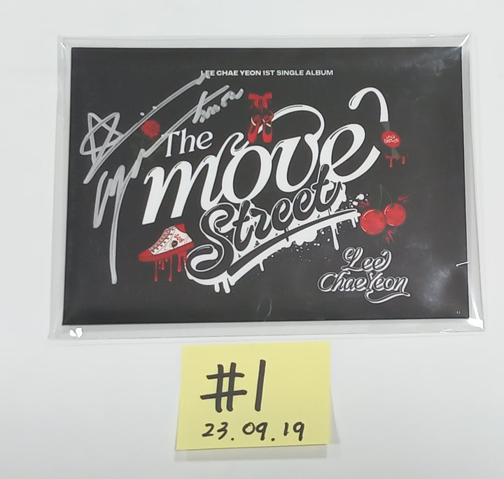 Lee Chae Yeon "The Move Street" - Hand Autographed(Signed) Promo Album [Poca Ver] [23.09.19] - HALLYUSUPERSTORE