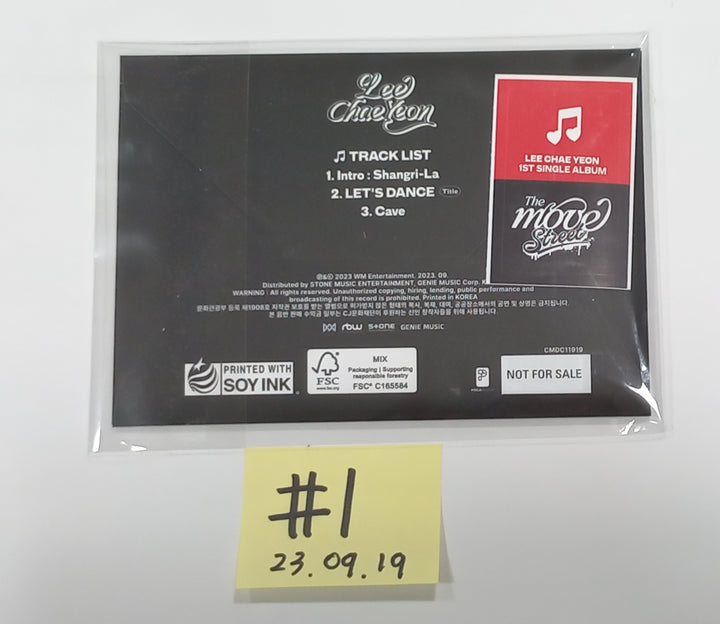 Lee Chae Yeon "The Move Street" - Hand Autographed(Signed) Promo Album [Poca Ver] [23.09.19] - HALLYUSUPERSTORE