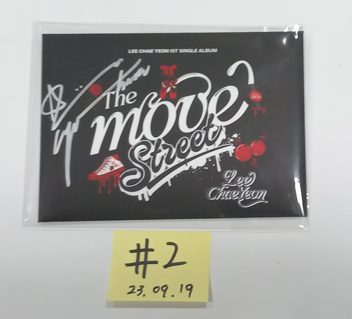 Lee Chae Yeon "The Move Street" - Hand Autographed(Signed) Promo Album [Poca Ver] [23.09.19] - HALLYUSUPERSTORE