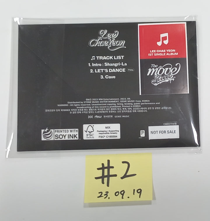 Lee Chae Yeon "The Move Street" - Hand Autographed(Signed) Promo Album [Poca Ver] [23.09.19] - HALLYUSUPERSTORE