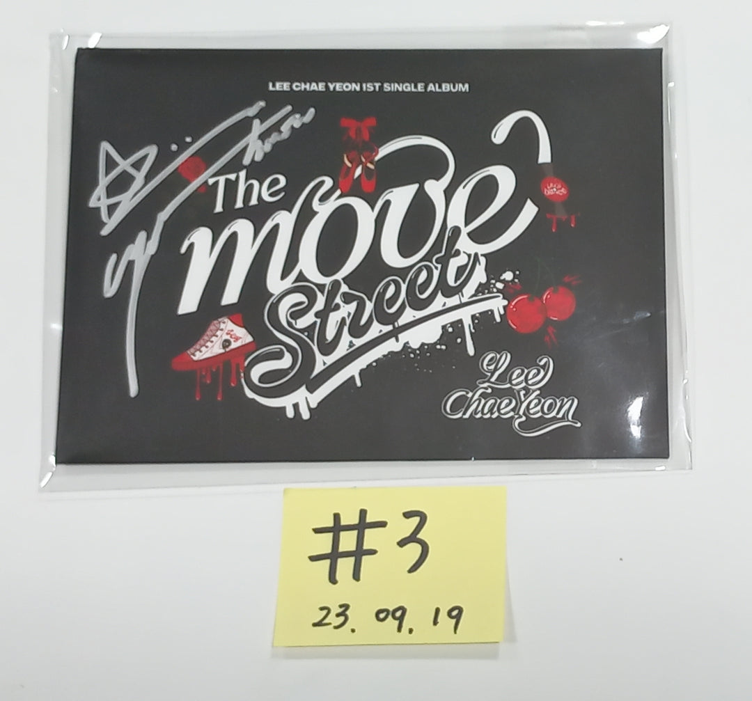 Lee Chae Yeon "The Move Street" - Hand Autographed(Signed) Promo Album [Poca Ver] [23.09.19] - HALLYUSUPERSTORE