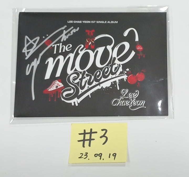 Lee Chae Yeon "The Move Street" - Hand Autographed(Signed) Promo Album [Poca Ver] [23.09.19] - HALLYUSUPERSTORE