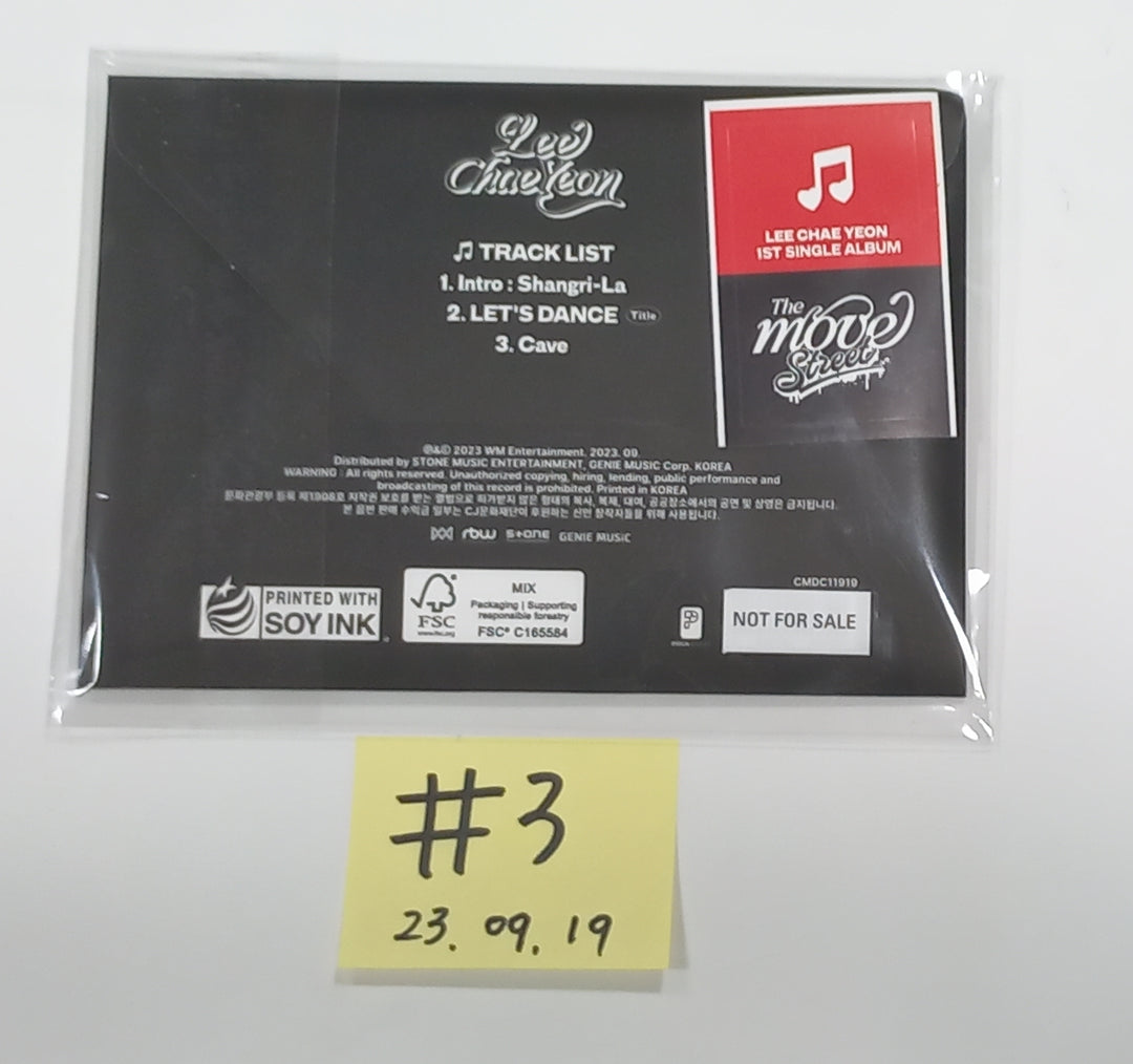 Lee Chae Yeon "The Move Street" - Hand Autographed(Signed) Promo Album [Poca Ver] [23.09.19] - HALLYUSUPERSTORE