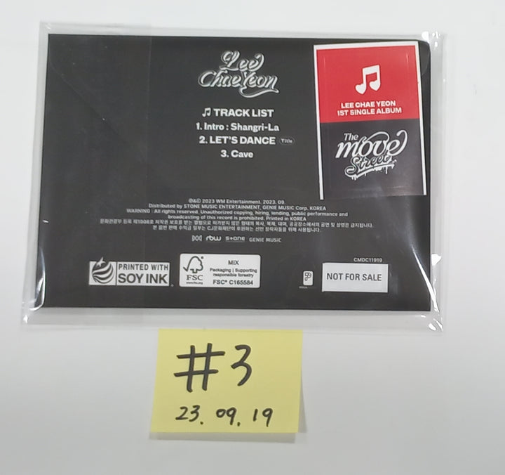 Lee Chae Yeon "The Move Street" - Hand Autographed(Signed) Promo Album [Poca Ver] [23.09.19] - HALLYUSUPERSTORE