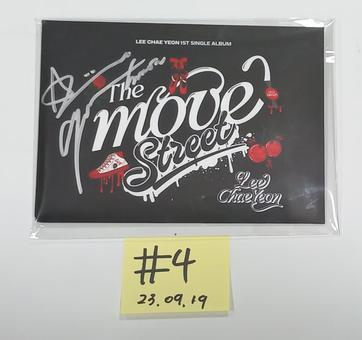 Lee Chae Yeon "The Move Street" - Hand Autographed(Signed) Promo Album [Poca Ver] [23.09.19] - HALLYUSUPERSTORE