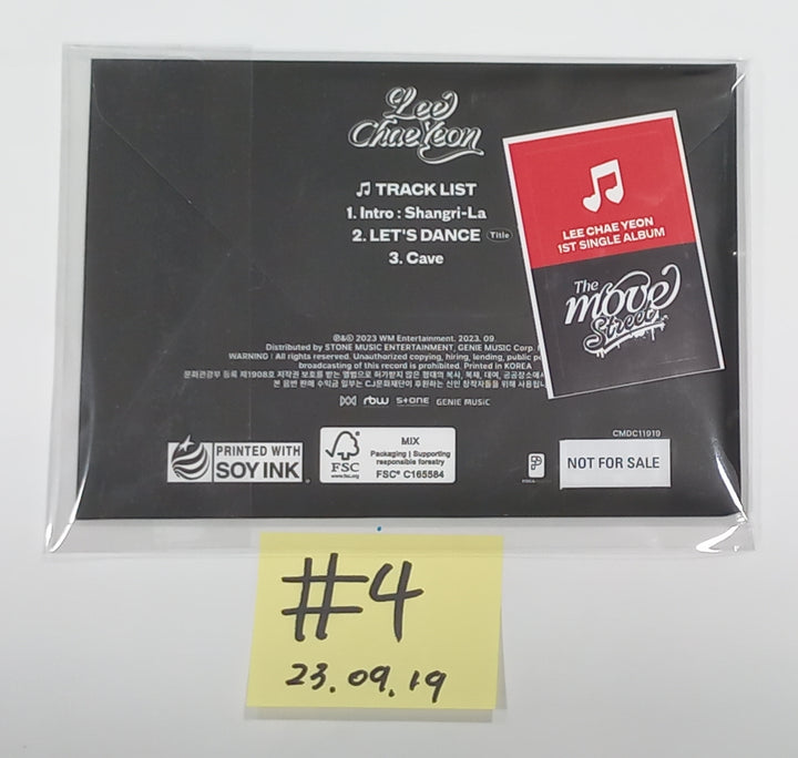 Lee Chae Yeon "The Move Street" - Hand Autographed(Signed) Promo Album [Poca Ver] [23.09.19] - HALLYUSUPERSTORE