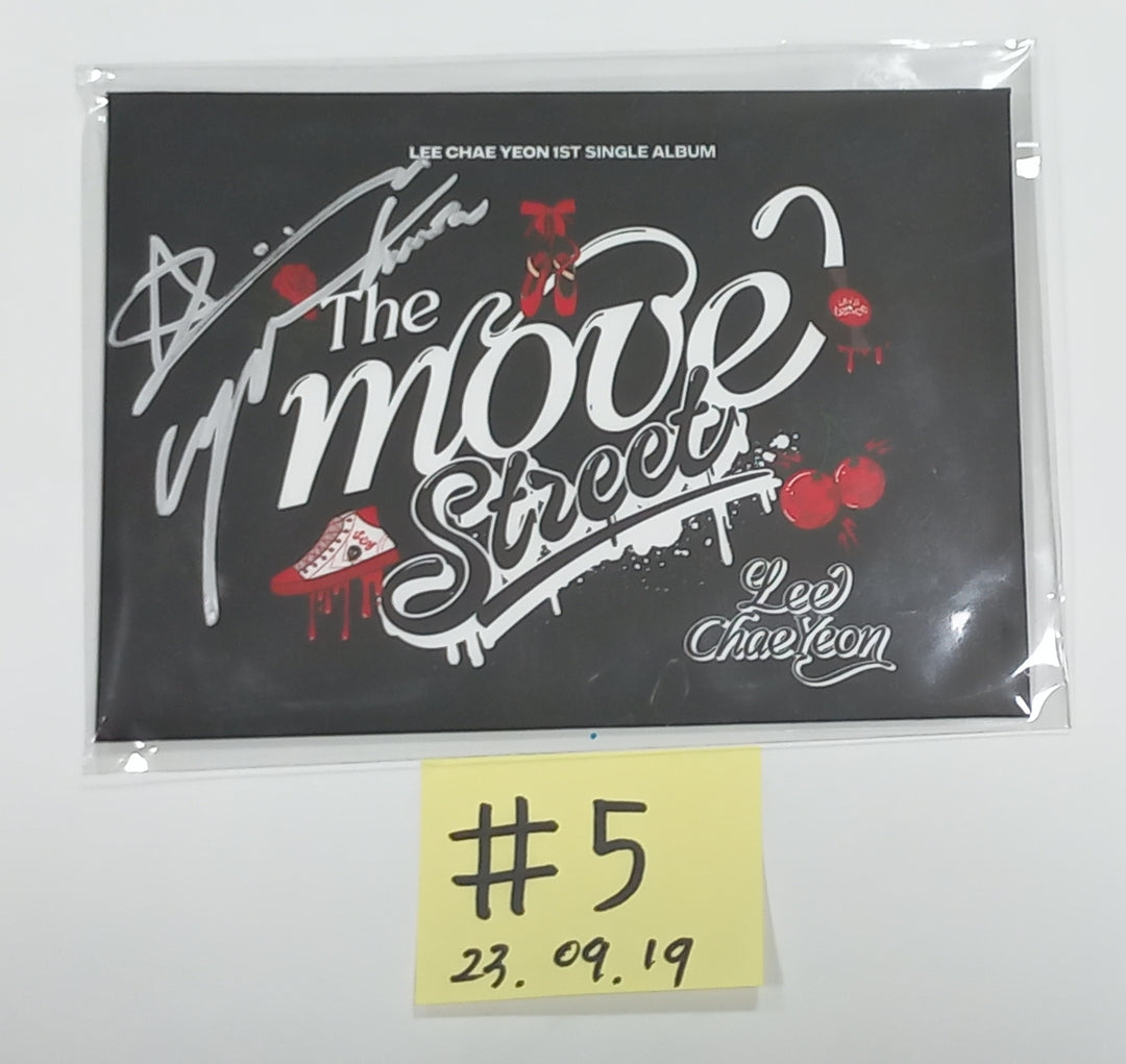 Lee Chae Yeon "The Move Street" - Hand Autographed(Signed) Promo Album [Poca Ver] [23.09.19] - HALLYUSUPERSTORE