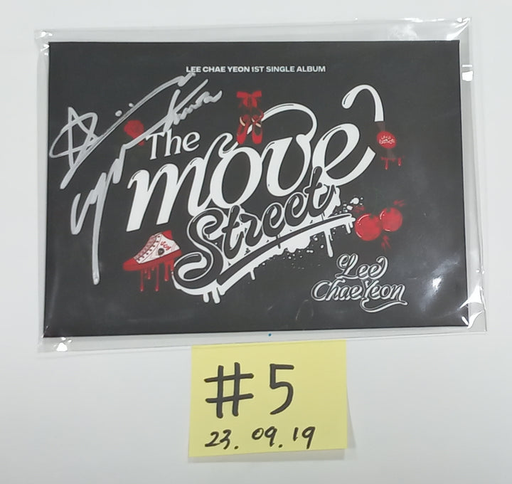 Lee Chae Yeon "The Move Street" - Hand Autographed(Signed) Promo Album [Poca Ver] [23.09.19] - HALLYUSUPERSTORE