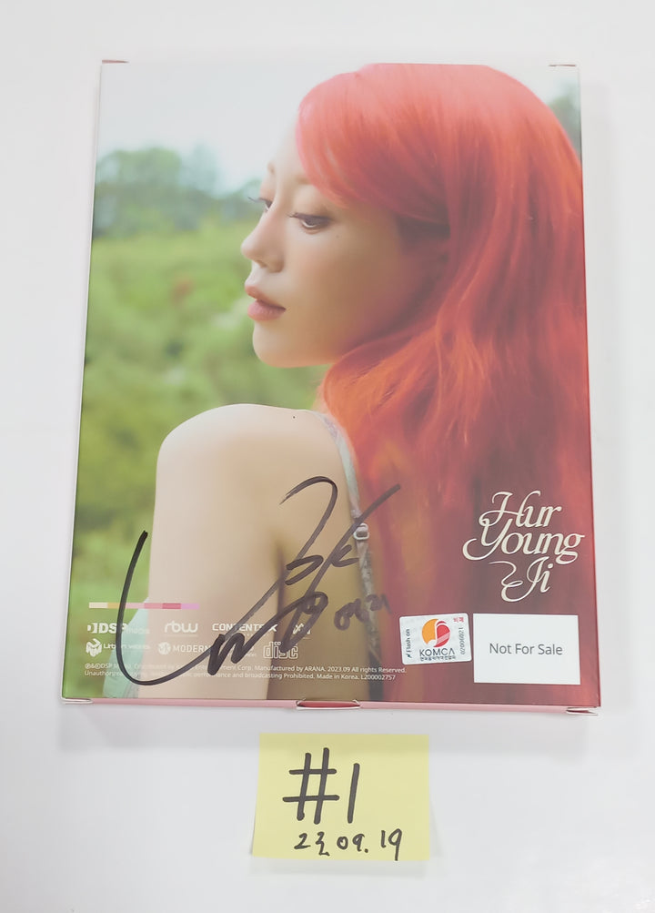 Hur Young Ji "Toi Toi Toi" - Hand Autographed(Signed) Promo Album [23.09.19] - HALLYUSUPERSTORE