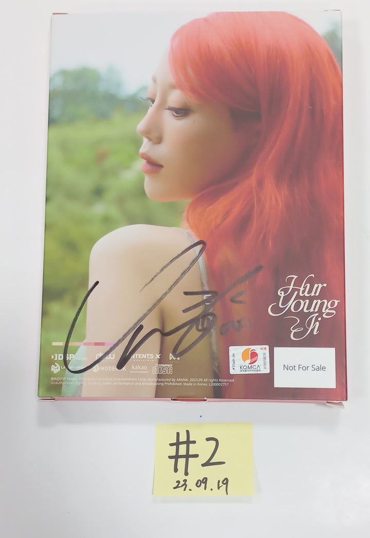 Hur Young Ji "Toi Toi Toi" - Hand Autographed(Signed) Promo Album [23.09.19] - HALLYUSUPERSTORE