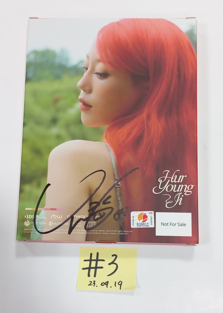 Hur Young Ji "Toi Toi Toi" - Hand Autographed(Signed) Promo Album [23.09.19] - HALLYUSUPERSTORE