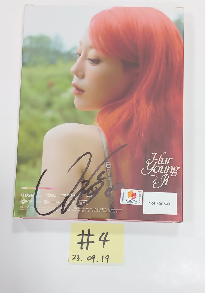 Hur Young Ji "Toi Toi Toi" - Hand Autographed(Signed) Promo Album [23.09.19] - HALLYUSUPERSTORE