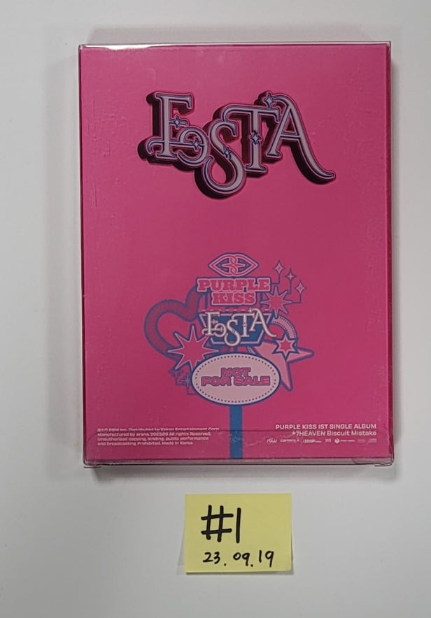 PURPLE KISS "FESTA" - Hand Autographed(Signed) Promo Album [23.09.19] - HALLYUSUPERSTORE