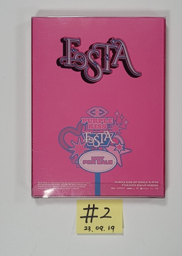 PURPLE KISS "FESTA" - Hand Autographed(Signed) Promo Album [23.09.19] - HALLYUSUPERSTORE