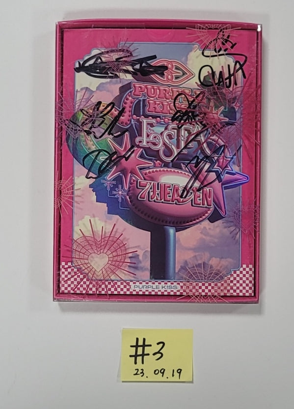 PURPLE KISS "FESTA" - Hand Autographed(Signed) Promo Album [23.09.19] - HALLYUSUPERSTORE
