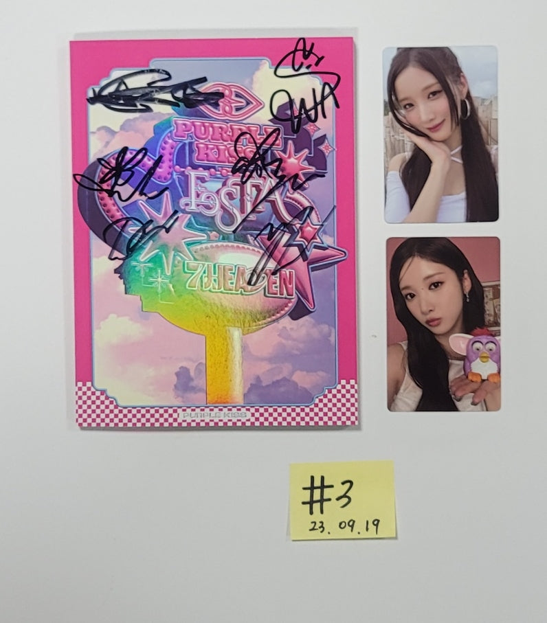 PURPLE KISS "FESTA" - Hand Autographed(Signed) Promo Album [23.09.19] - HALLYUSUPERSTORE