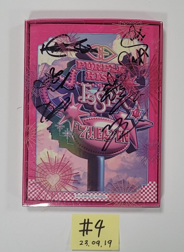 PURPLE KISS "FESTA" - Hand Autographed(Signed) Promo Album [23.09.19] - HALLYUSUPERSTORE
