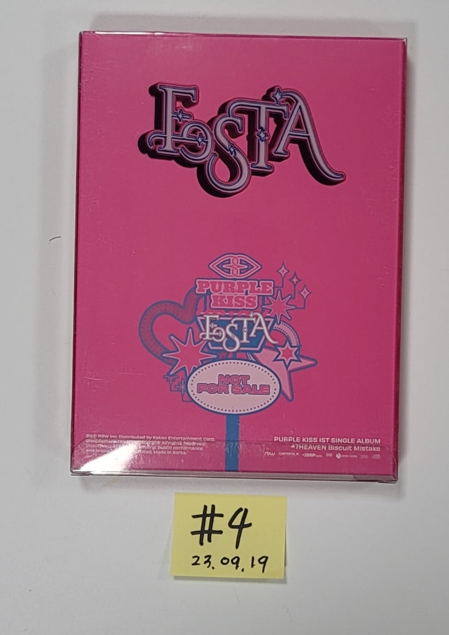 PURPLE KISS "FESTA" - Hand Autographed(Signed) Promo Album [23.09.19] - HALLYUSUPERSTORE
