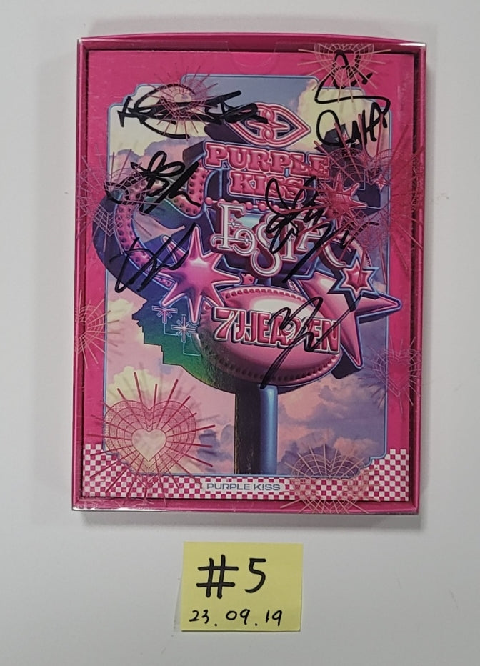 PURPLE KISS "FESTA" - Hand Autographed(Signed) Promo Album [23.09.19] - HALLYUSUPERSTORE