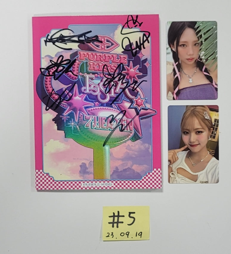 PURPLE KISS "FESTA" - Hand Autographed(Signed) Promo Album [23.09.19] - HALLYUSUPERSTORE