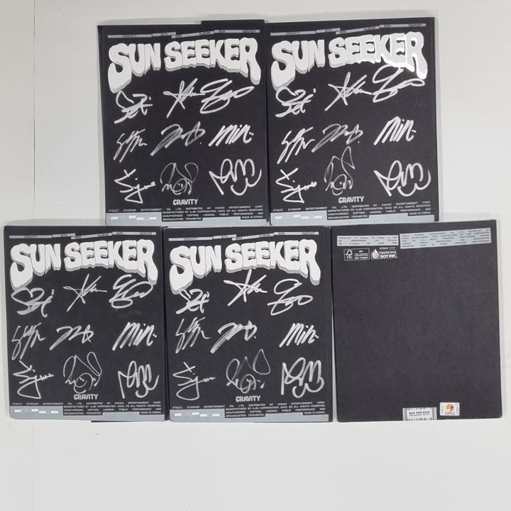CRAVITY "SUN SEEKER" - Hand Autographed(Signed) Promo Album [23.09.19] - HALLYUSUPERSTORE