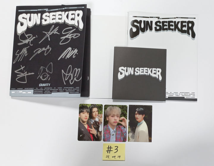 CRAVITY "SUN SEEKER" - Hand Autographed(Signed) Promo Album [23.09.19] - HALLYUSUPERSTORE
