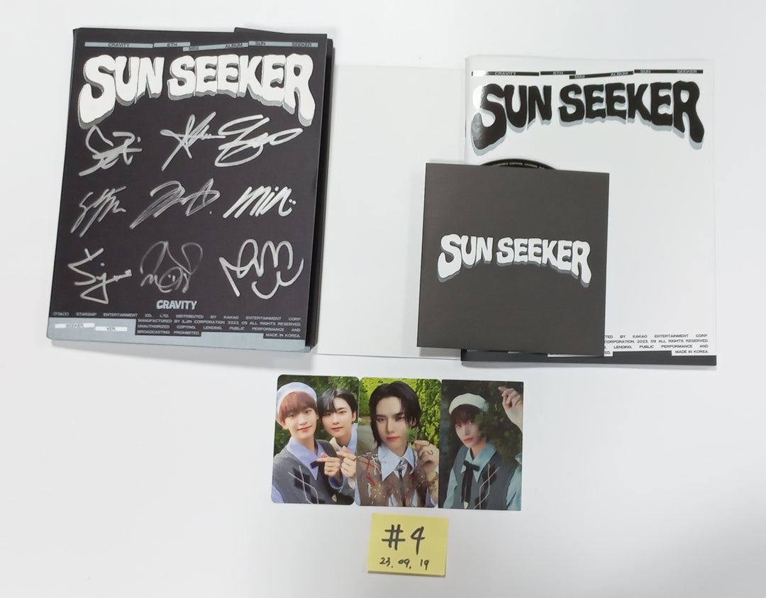 CRAVITY "SUN SEEKER" - Hand Autographed(Signed) Promo Album [23.09.19] - HALLYUSUPERSTORE