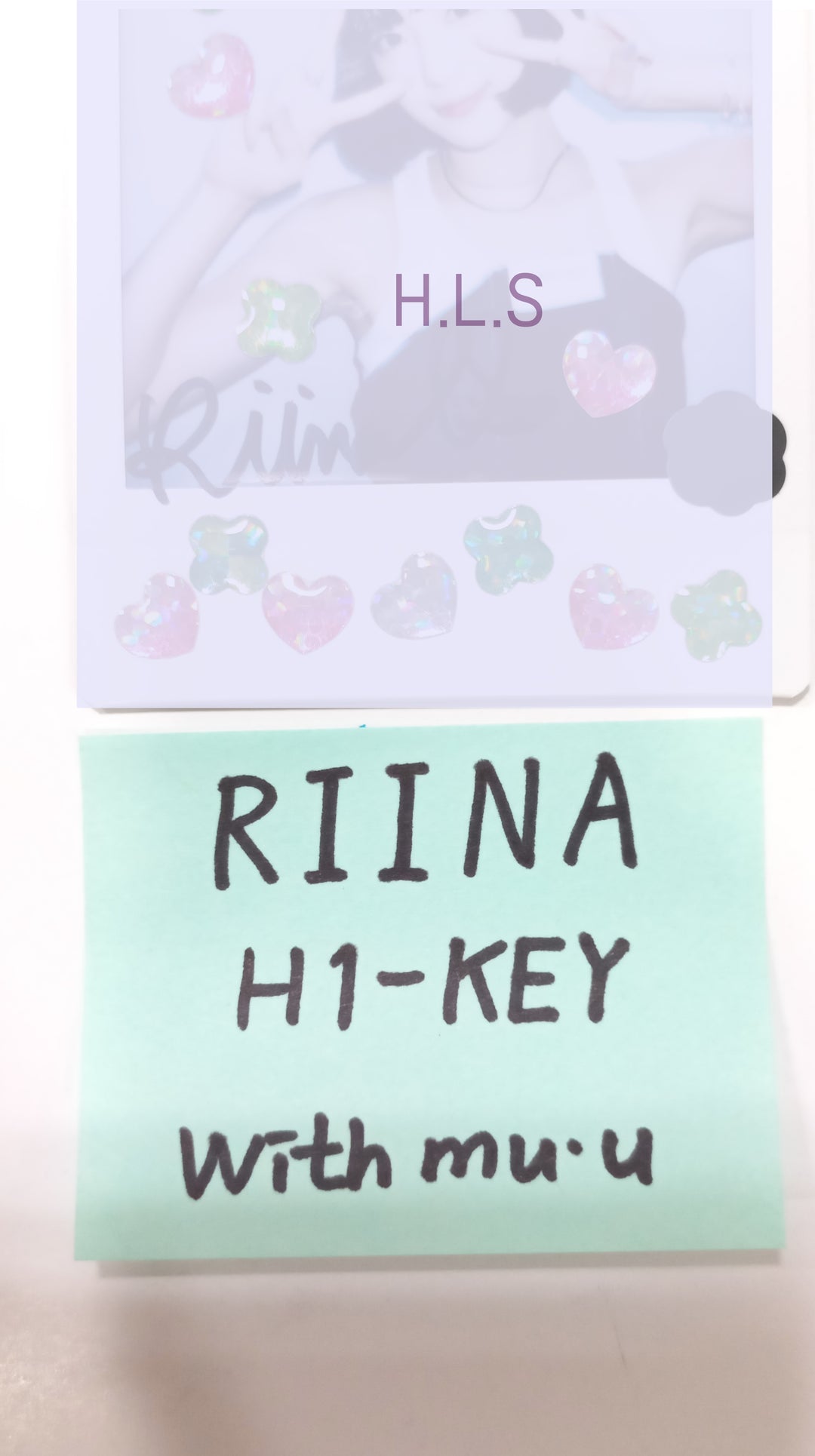 RIINA (Of H1-KEY) "Seoul Dreaming" - Hand Autographed(Signed) Polaroid [23.09.20] - HALLYUSUPERSTORE