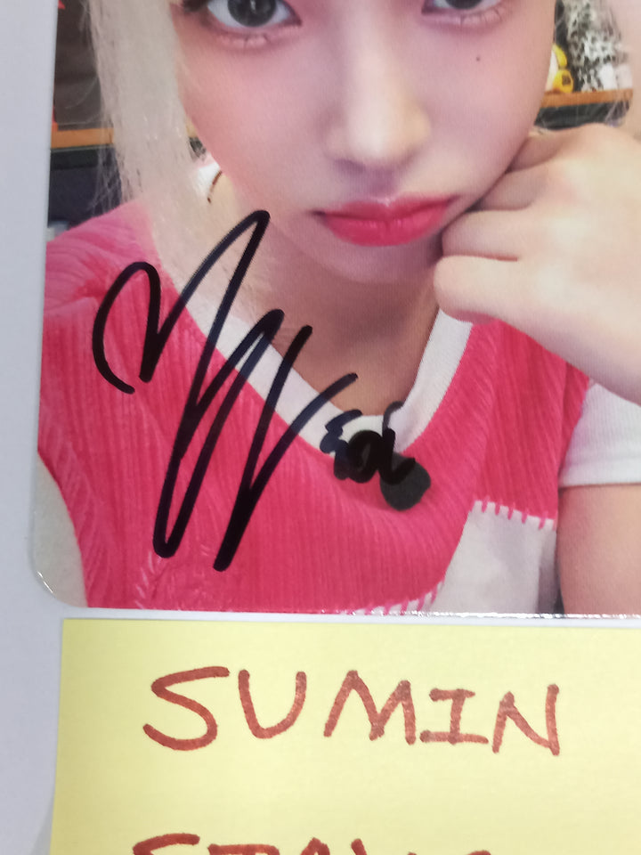 Sumin (Of STAYC) "TEENFRESH" - Hand Autographed(Signed) Photocard[23.09.21] - HALLYUSUPERSTORE