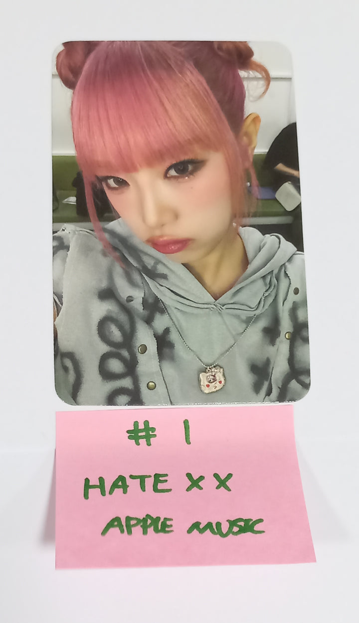 Yena "HATE XX" - Apple Music Fansign Event Photocard [23.09.21] - HALLYUSUPERSTORE