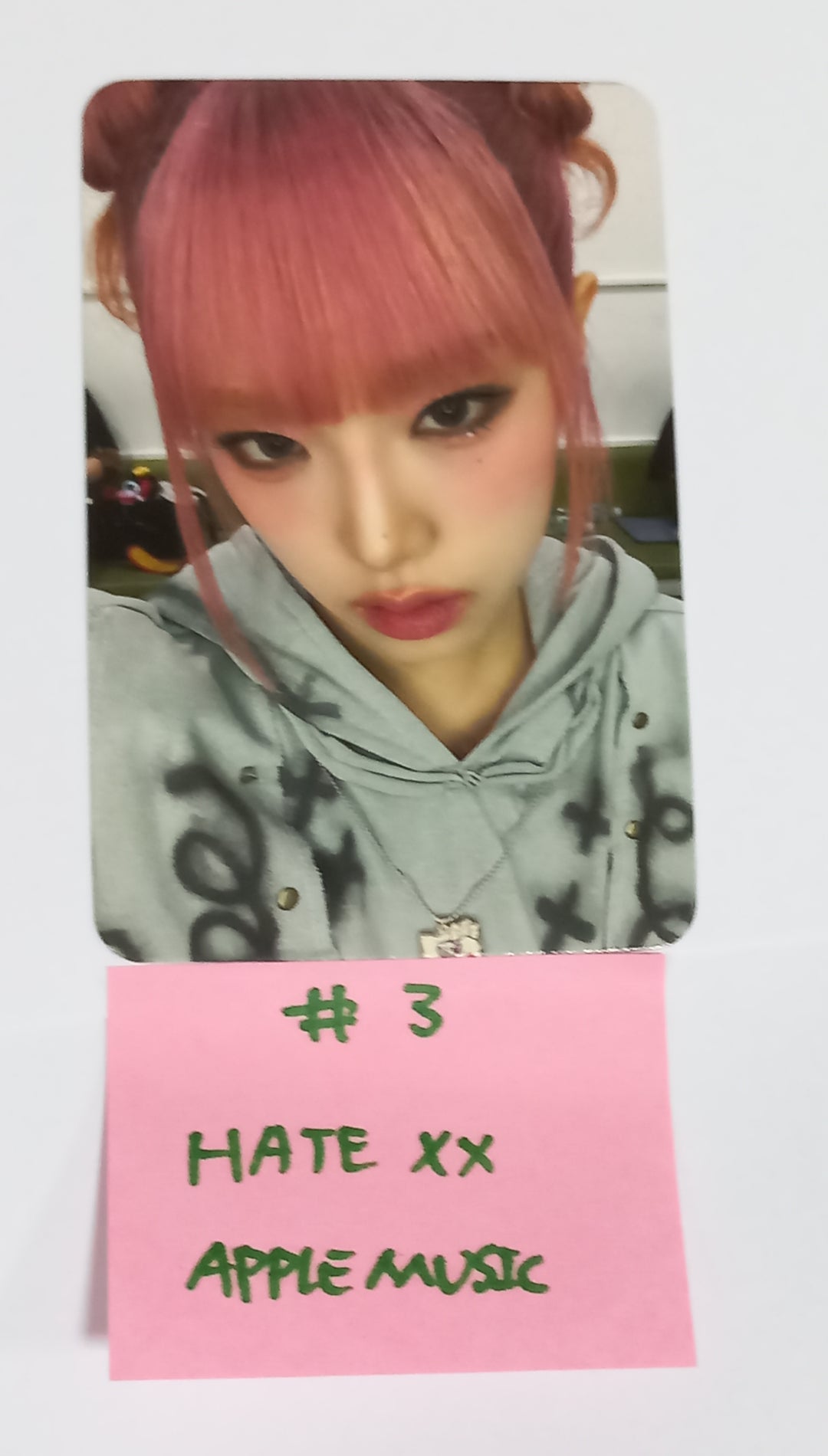 Yena "HATE XX" - Apple Music Fansign Event Photocard [23.09.21] - HALLYUSUPERSTORE