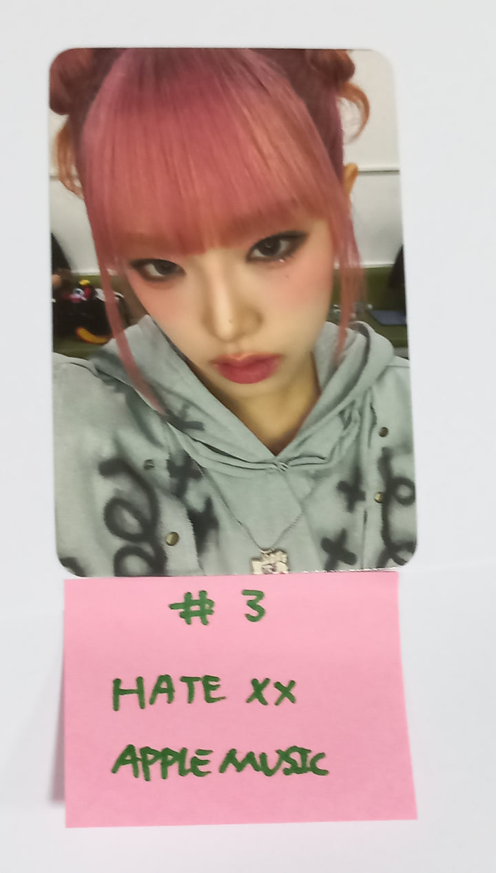 Yena "HATE XX" - Apple Music Fansign Event Photocard [23.09.21] - HALLYUSUPERSTORE