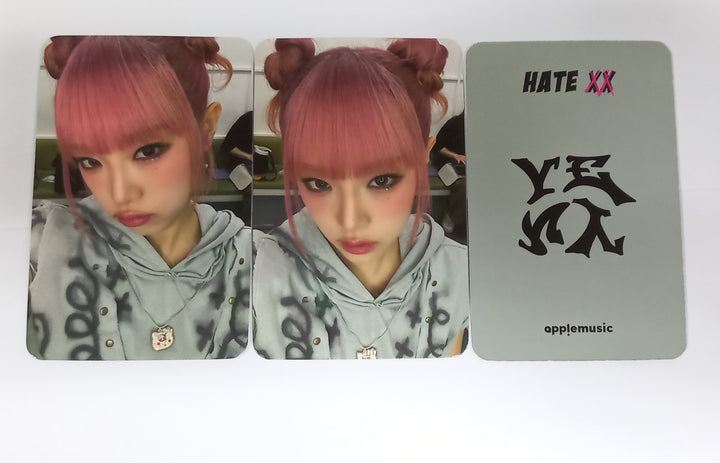 Yena "HATE XX" - Apple Music Fansign Event Photocard [23.09.21] - HALLYUSUPERSTORE