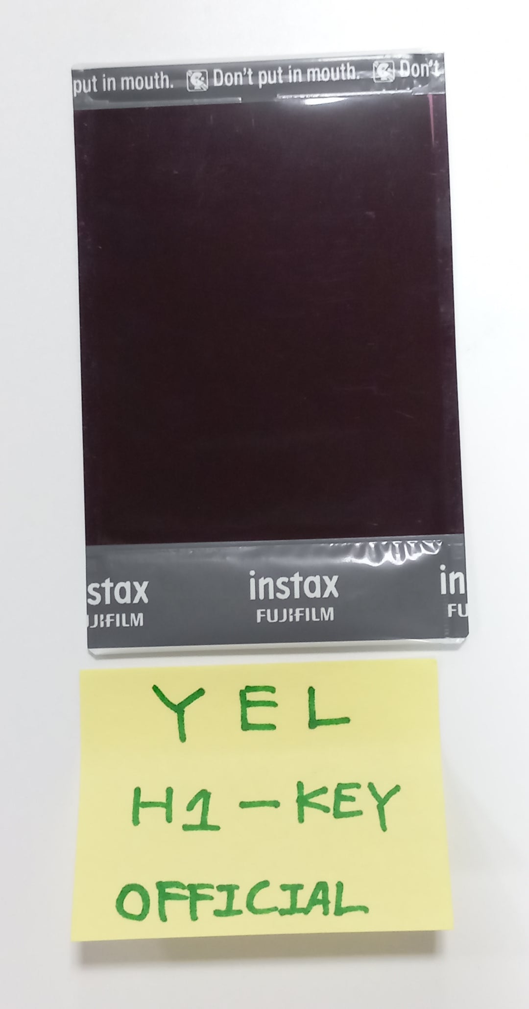 YEL (Of H1-KEY) "Seoul Dreaming" - Hand Autographed(Signed) Polaroid [23.09.21] - HALLYUSUPERSTORE