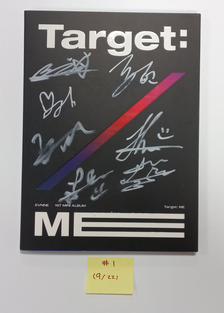 EVNNE "Target: ME" - Hand Autographed(Signed) Promo Album [23.09.22] - HALLYUSUPERSTORE
