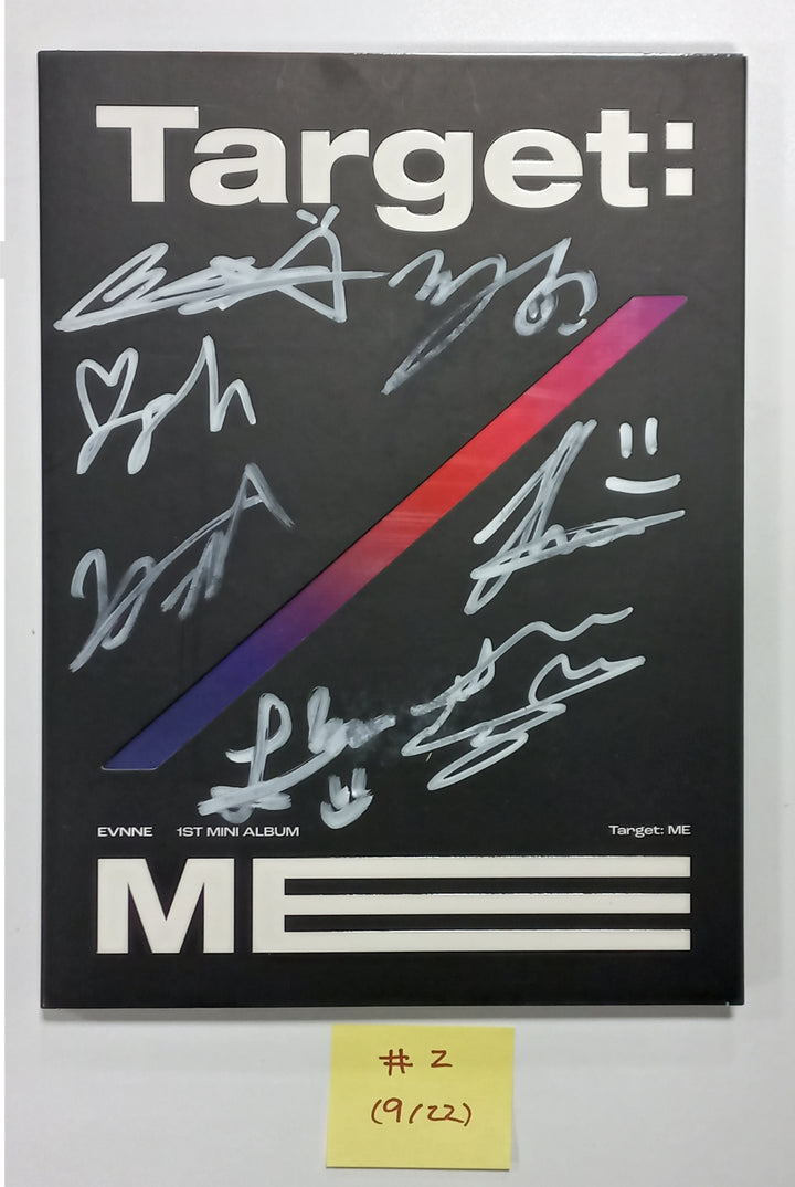 EVNNE "Target: ME" - Hand Autographed(Signed) Promo Album [23.09.22] - HALLYUSUPERSTORE