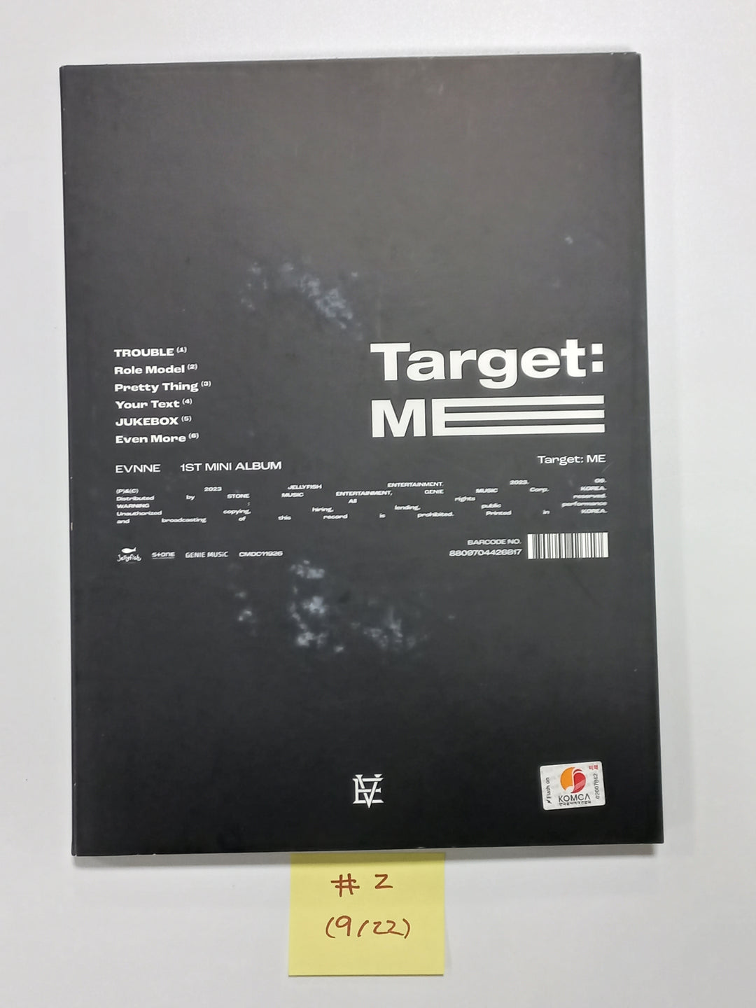 EVNNE "Target: ME" - Hand Autographed(Signed) Promo Album [23.09.22] - HALLYUSUPERSTORE